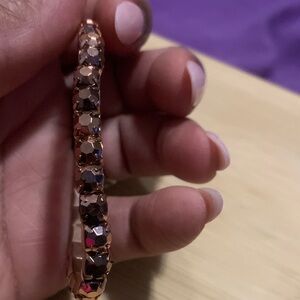 Elegant Rose Gold Rhinestone Bracelet